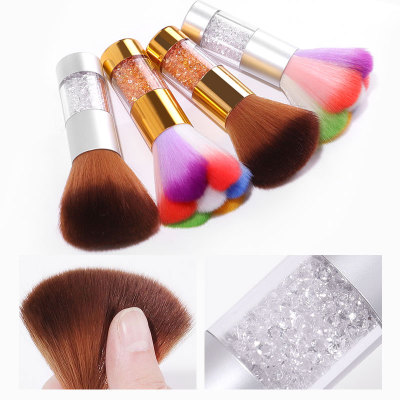 Nail duster brush multifunctional